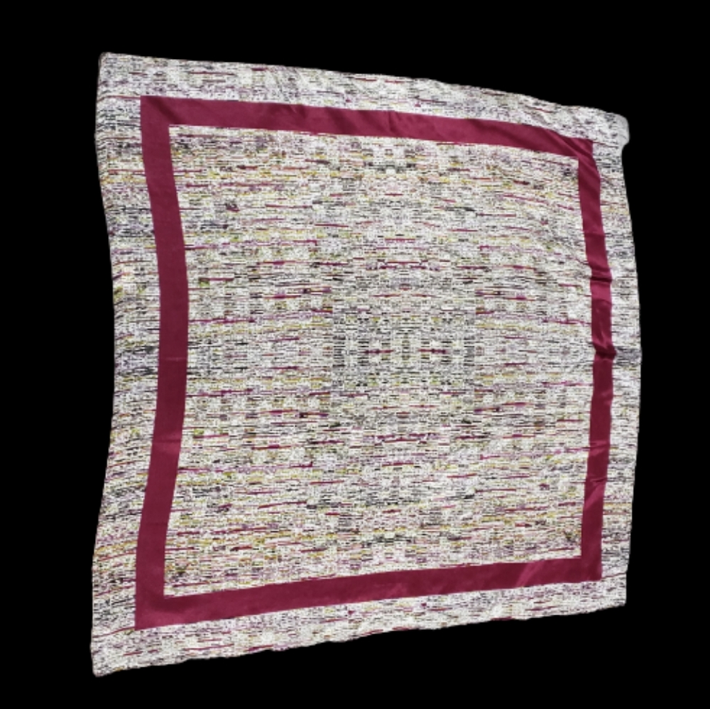 Vintage Glentex Silk Square Scarf - Picture 1 of 3